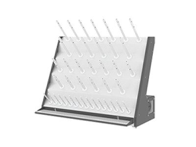 Electric glassware drying rack